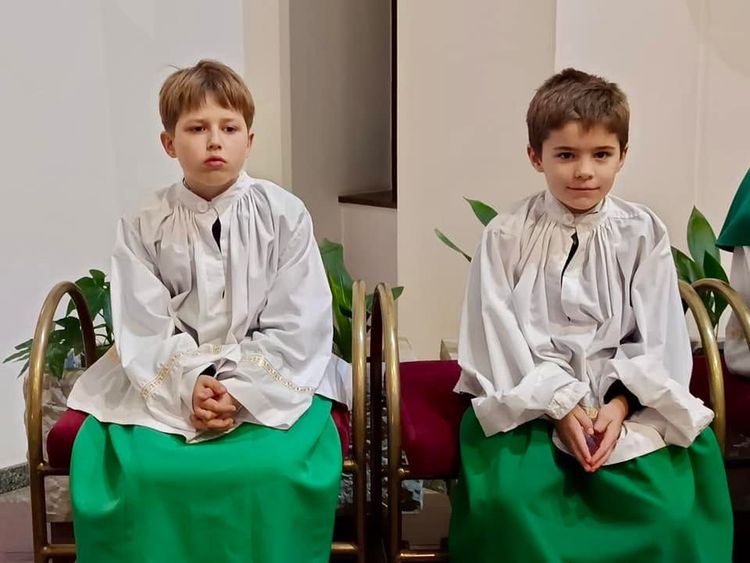Przyjęcie nowych kandydatów na ministrantów